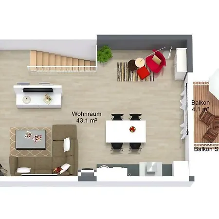 Kuestenwaldblick Mit Privat Sauna, 87qm & 2 Schlafzimmern