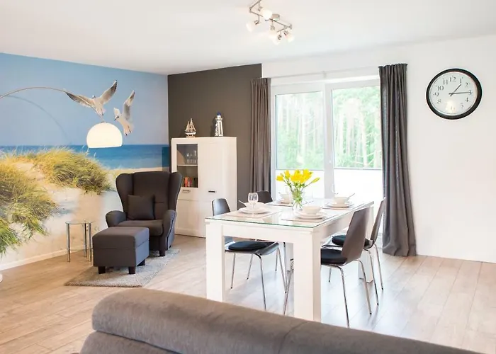 Lägenhet Kuestenwaldblick Mit Privat Sauna, 87qm & 2 Schlafzimmern Graal-Mueritz