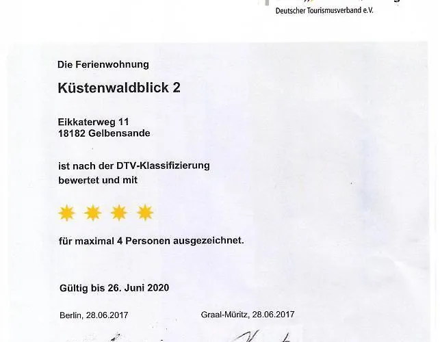 Lägenhet Kuestenwaldblick Mit Privat Sauna, 87qm & 2 Schlafzimmern